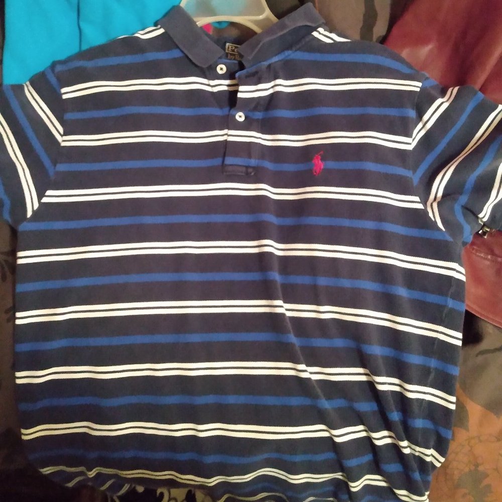 Striped Ralph Lauren Polo